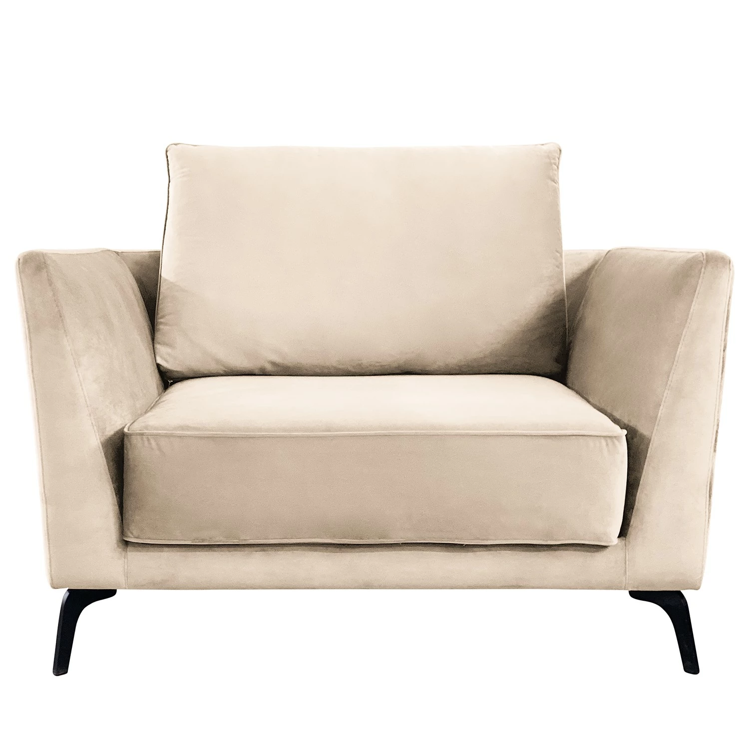 Norrwood Canapé Gobabis (1,5 place) - Velours Ravi: Créme 4 Norrwood Canapé Gobabis (1,5 place) - Velours Ravi: Créme – Image 2