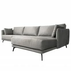 Norrwood Canapé d’angle Frederike - Microfibre Faria: Gris - Méridienne courte à droite (vue de face) 18 Norrwood Canapé d’angle Frederike - Microfibre Faria: Gris - Méridienne courte à droite (vue de face) -loftscape Boutique 1000330881 220214 070 DETAILS P000000001000330881