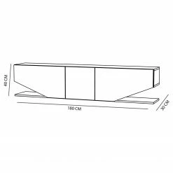 Loftscape Meuble TV Jalenas - Blanc -loftscape Boutique 1000333626 220302 500 SKETCH DETAILS P000000001000333626 sketch