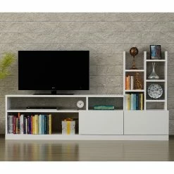 Loftscape Ensemble meubles TV Eichstätt - Blanc