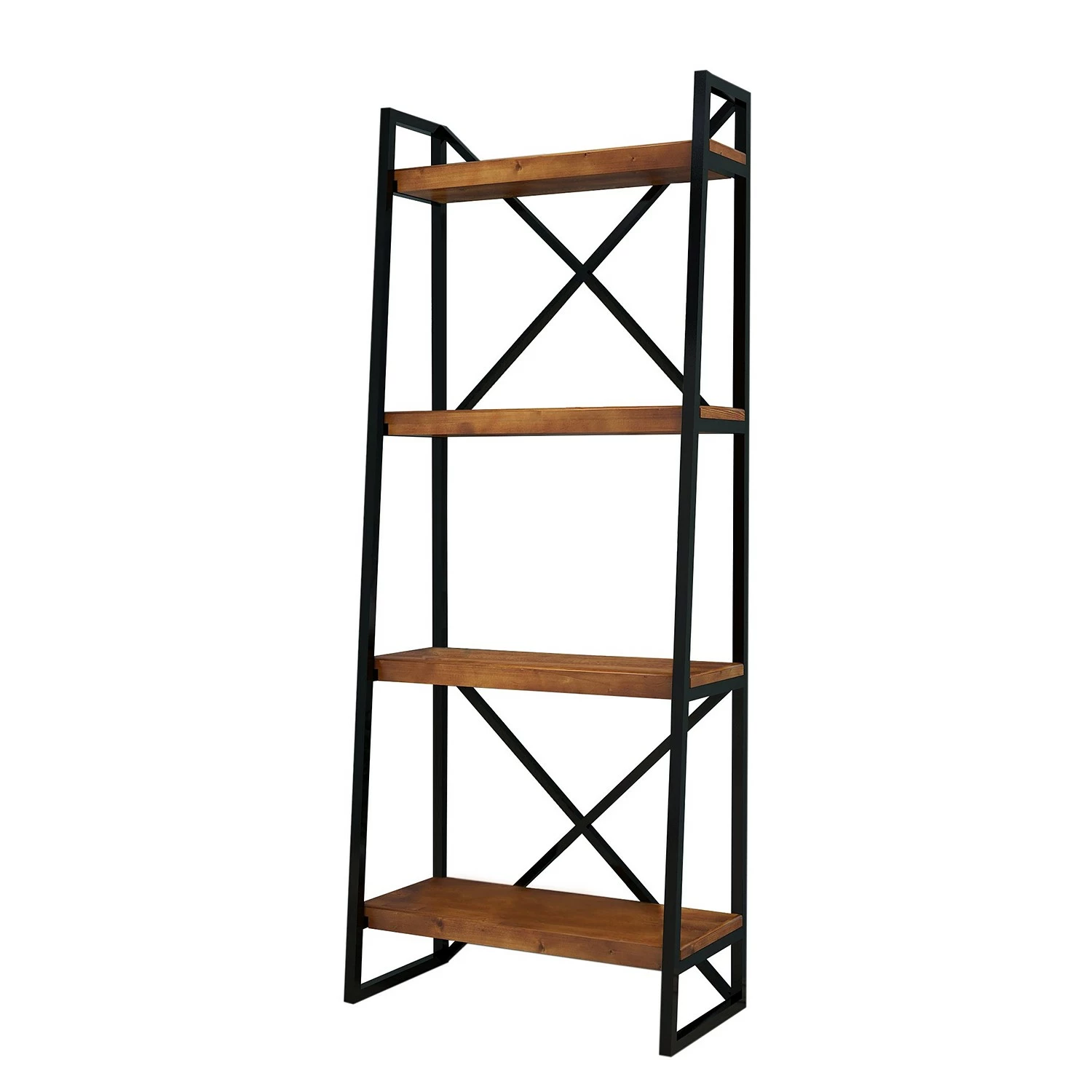 Red Living Étagère Wilga - Pin massif / Métal - Pin / Noir 3 Red Living Étagère Wilga - Pin massif / Métal - Pin / Noir