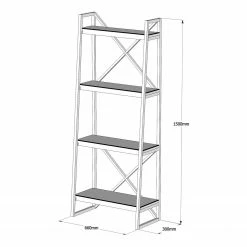 Red Living Étagère Wilga - Pin massif / Métal - Pin / Noir 9 Red Living Étagère Wilga - Pin massif / Métal - Pin / Noir -loftscape Boutique 1000333637 220302 500 SKETCH DETAILS P000000001000333637 sketch