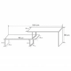 Loftscape Banc TV Okola - Imitation épicéa -loftscape Boutique 1000333641 220302 500 SKETCH DETAILS P000000001000333641 sketch