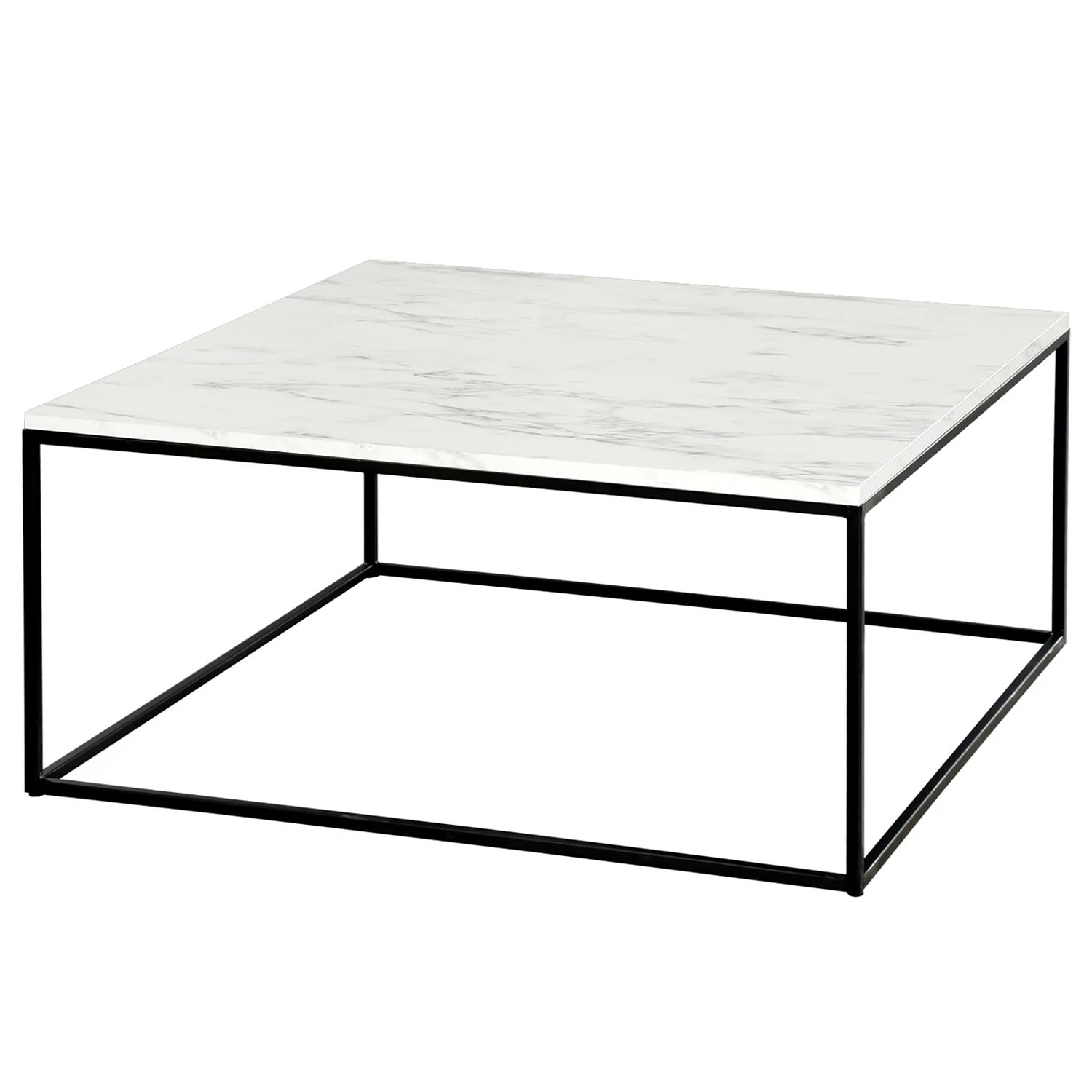 Loftscape Table basse Reedsen - Imitation marbre blanc 3 Loftscape Table basse Reedsen - Imitation marbre blanc