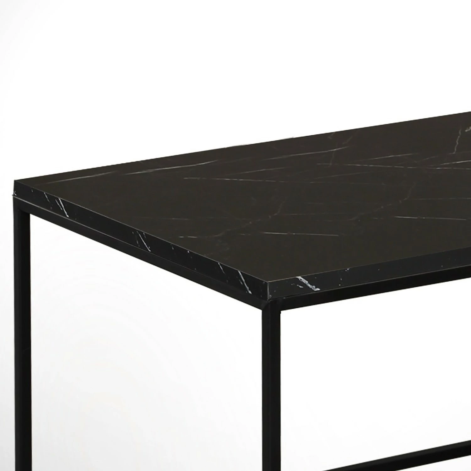 Loftscape Table basse Ravello - Imitation marbre noir 4 Loftscape Table basse Ravello - Imitation marbre noir – Image 2
