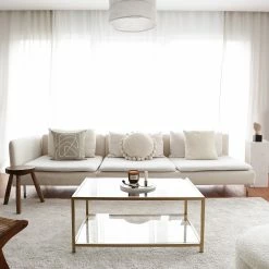 Loftscape Table basse Skod - Verre / Métal - Doré -loftscape Boutique 1000333687 220302 020 MOOD DETAILS P000000001000333687 mood