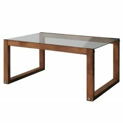 Loftscape Table basse Veneto - Verre / Pin massif - Epicéa colonial