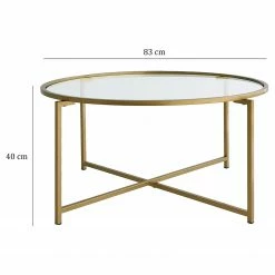 Loftscape Table basse Sedan II - Verre / Métal - Doré -loftscape Boutique 1000333697 220302 500 SKETCH DETAILS P000000001000333697 sketch