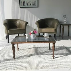 Ars Natura Table basse Tating - Verre / Noyer massif - Noir fumé / Noyer 14 Ars Natura Table basse Tating - Verre / Noyer massif - Noir fumé / Noyer -loftscape Boutique 1000333703 220302 021 MOOD DETAILS P000000001000333703 mood