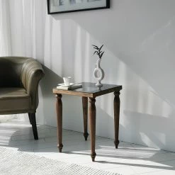 Ars Natura Bout de canapé Tating - Verre / Noyer massif - Noir fumé / Noyer 15 Ars Natura Bout de canapé Tating - Verre / Noyer massif - Noir fumé / Noyer -loftscape Boutique 1000333709 220302 022 MOOD DETAILS P000000001000333709 mood