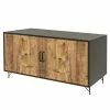 Red Living Buffet Vallrun - Imitation pin / Anthracite