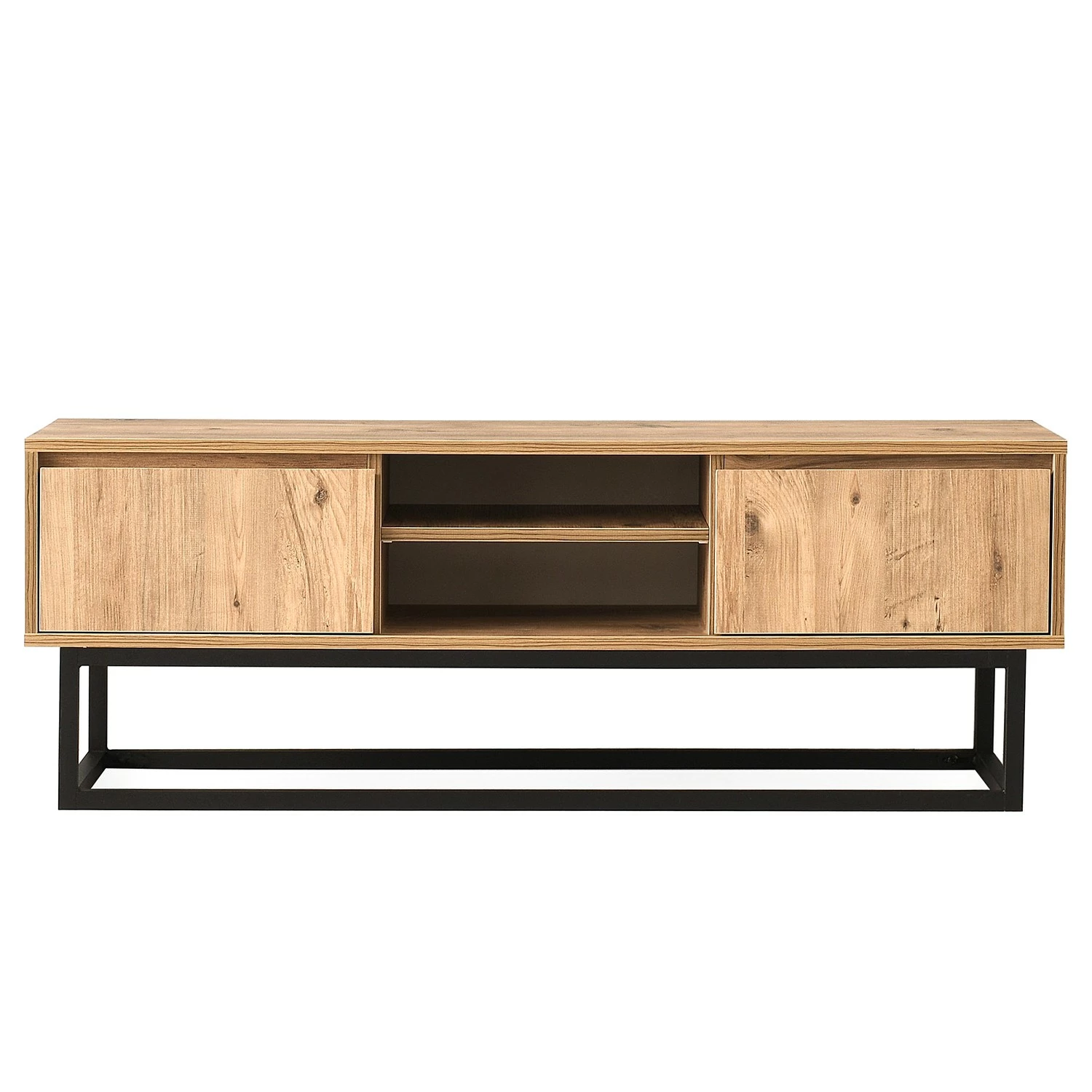 Red Living Meuble TV Boddington I - Imitation pin / Noir 7 Red Living Meuble TV Boddington I - Imitation pin / Noir – Image 5