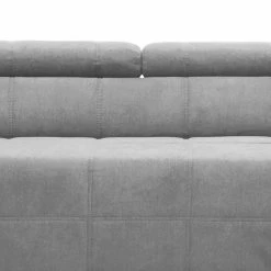 Fredriks Canapé panoramique Freetown - Microfibre - Gris lumineux - Méridienne courte à droite / longue à gauche (vue de face) -loftscape Boutique 1000336174 220221 095 DETAILS P000000001000336174