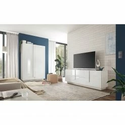LC Spa Meuble TV Jupiter II - Blanc brillant -loftscape Boutique 1000336187 220223 022 MOOD DETAILS P000000001000336187 mood