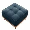 Norrwood Repose-pieds Surribas - Tissu Lark: Bleu foncé
