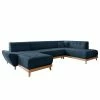 Norrwood Canapé panoramique Surribas - Tissu Lark: Bleu foncé - Méridienne courte à gauche / longue à droite (vue de face) 2 Norrwood Canapé panoramique Surribas - Tissu Lark: Bleu foncé - Méridienne courte à gauche / longue à droite (vue de face) -loftscape Boutique 1000336927 220401 010 IMAGE P000000001000336927