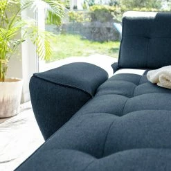 Norrwood Canapé panoramique Surribas - Tissu Lark: Bleu foncé - Méridienne courte à gauche / longue à droite (vue de face) 18 Norrwood Canapé panoramique Surribas - Tissu Lark: Bleu foncé - Méridienne courte à gauche / longue à droite (vue de face) -loftscape Boutique 1000336927 220401 070 DETAILS P000000001000336927