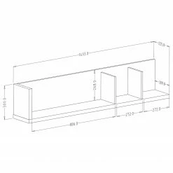 Loftscape Étagère murale Lahntal -loftscape Boutique 1000339975 220317 500 SKETCH DETAILS P000000001000339975 sketch