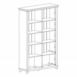 Ridgevalley Vitrine haute Emmanuela - Vert foncé 13 Ridgevalley Vitrine haute Emmanuela - Vert foncé -loftscape Boutique 1000339983 220317 501 SKETCH DETAILS P000000001000339983 sketch