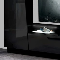 Fredriks Ensemble meubles TV Reedley (4 éléments) - Noir brillant -loftscape Boutique 1000340456 220322 034 DETAILS P000000001000340456