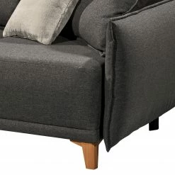 Mørteens Canapé convertible Rutherford - Tissu Denga / Microfibre Laci: Graphite / Argent -loftscape Boutique 1000340471 220513 110 DETAILS P000000001000340471