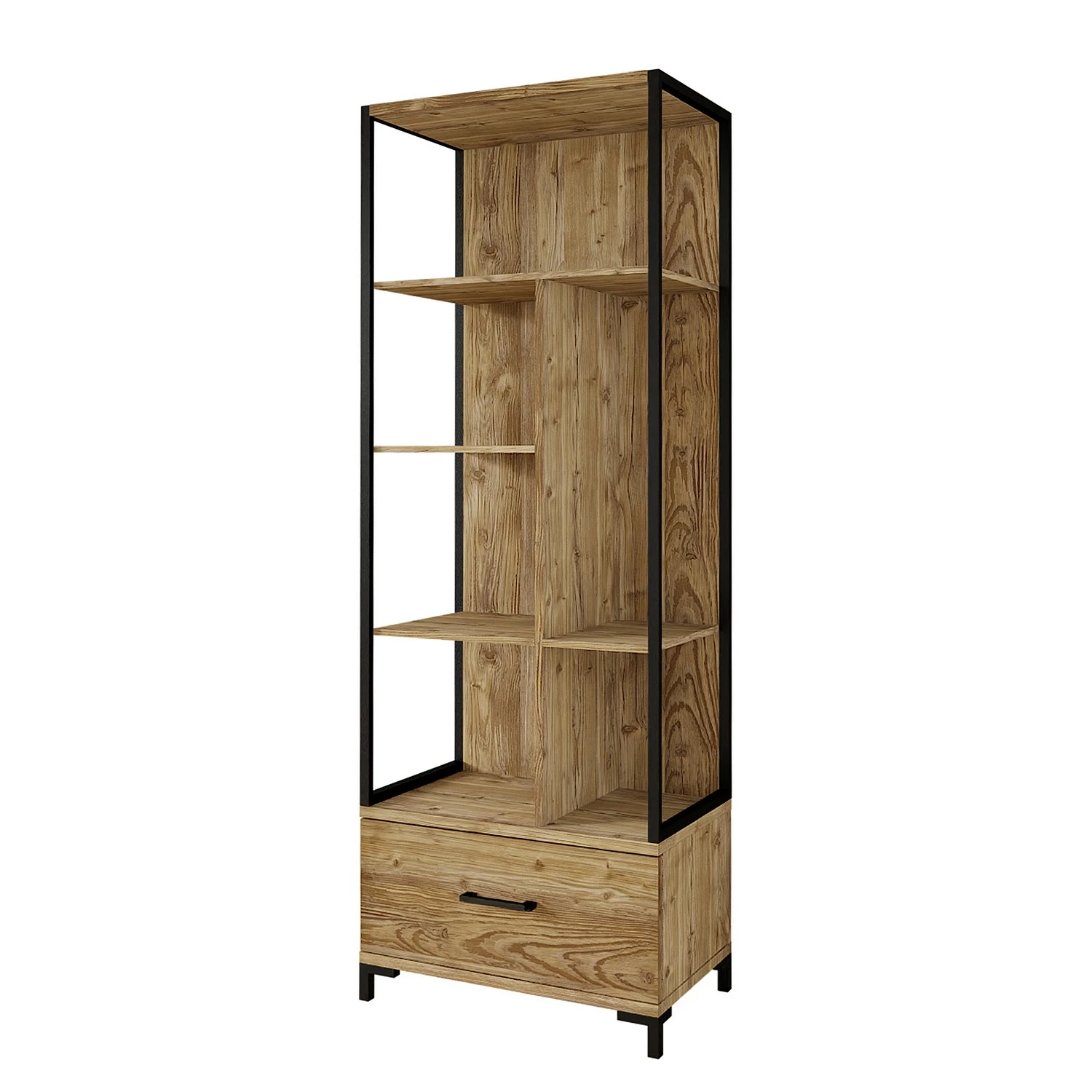 Red Living Étagère de bureau Roslin - Imitation chêne Artisan 3 Red Living Étagère de bureau Roslin - Imitation chêne Artisan