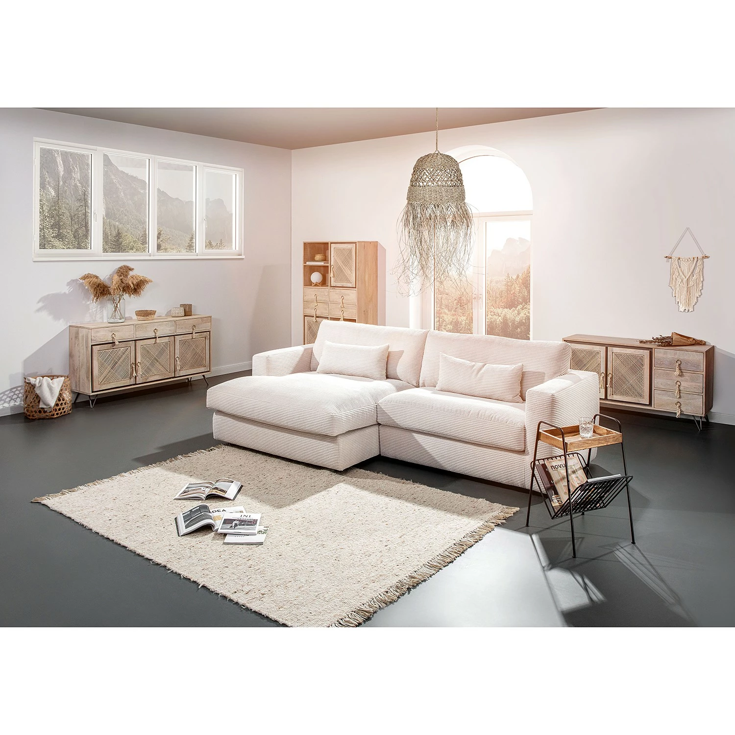 Red Living Bout de canapé Ugo III - Manguier massif / Métal - Manguier / Noir 4 Red Living Bout de canapé Ugo III - Manguier massif / Métal - Manguier / Noir – Image 2