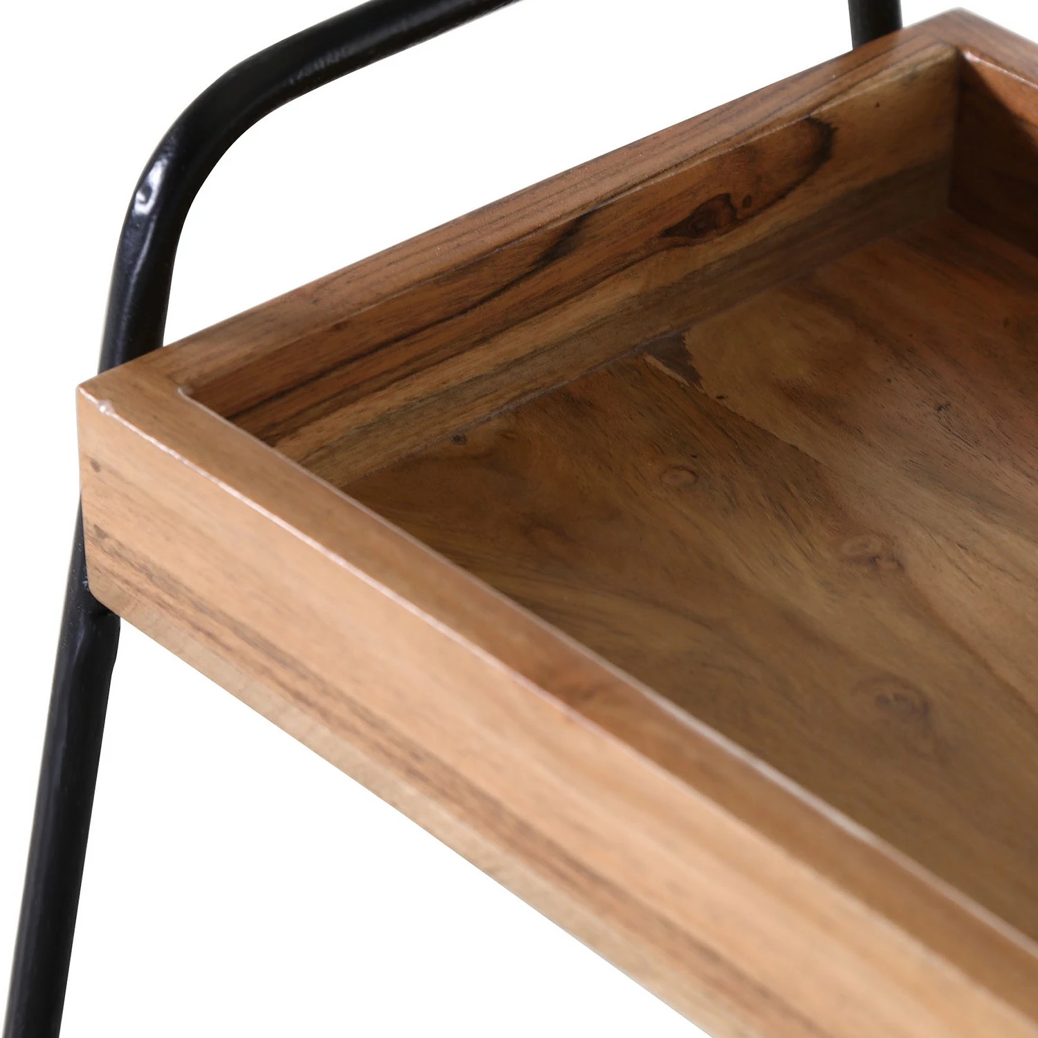 Red Living Bout de canapé Ugo III - Manguier massif / Métal - Manguier / Noir 5 Red Living Bout de canapé Ugo III - Manguier massif / Métal - Manguier / Noir – Image 3