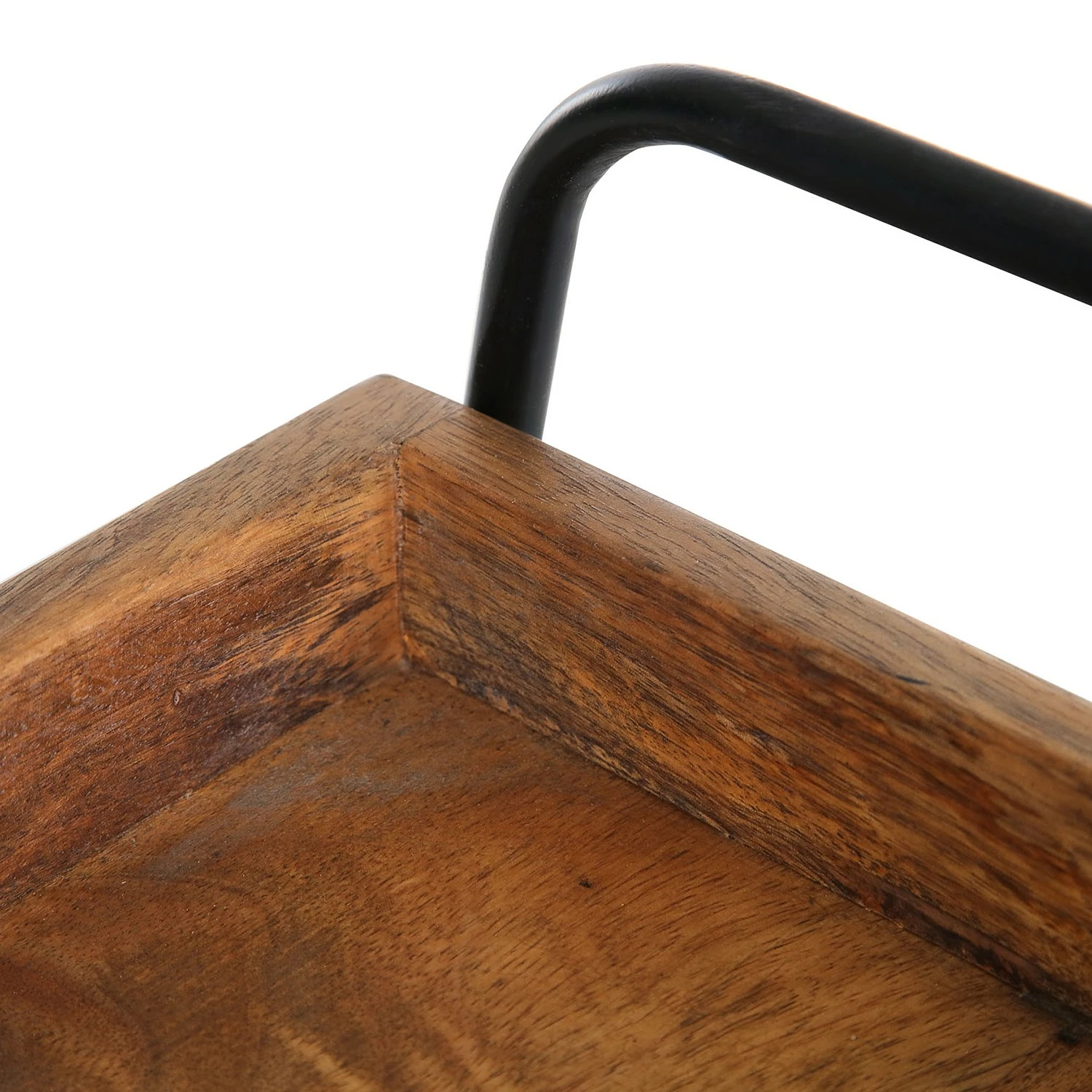 Red Living Bout de canapé Ugo III - Manguier massif / Métal - Manguier / Noir 6 Red Living Bout de canapé Ugo III - Manguier massif / Métal - Manguier / Noir – Image 4