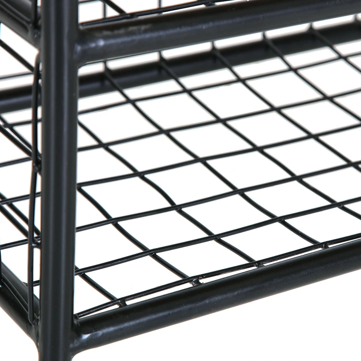 Red Living Étagère à chaussures Ugo - Manguier massif / Métal - Manguier / Noir 15 Red Living Étagère à chaussures Ugo - Manguier massif / Métal - Manguier / Noir – Image 14