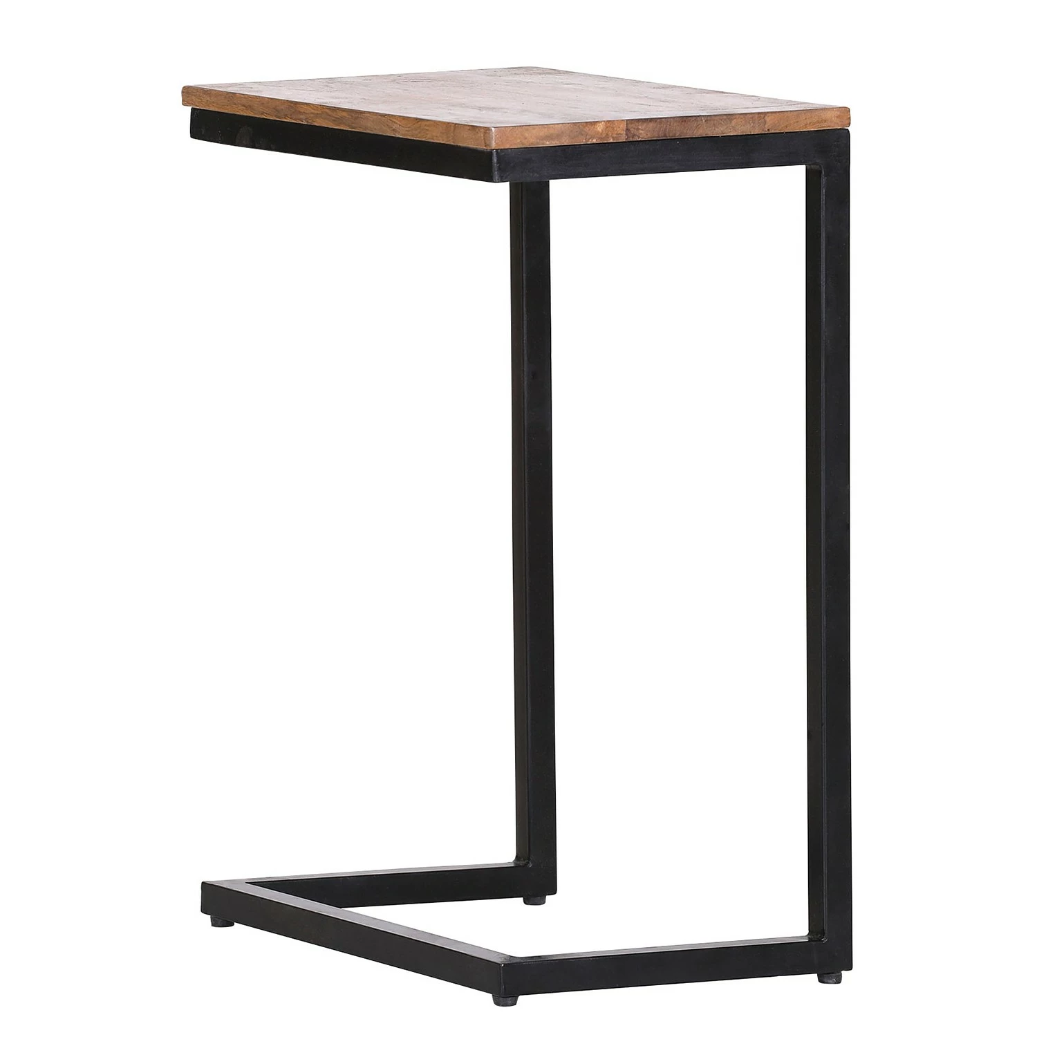 Red Living Bout de canapé Ugo II - Manguier massif / Métal - Manguier / Noir 3 Red Living Bout de canapé Ugo II - Manguier massif / Métal - Manguier / Noir