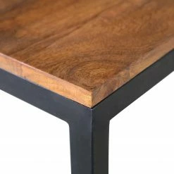 Red Living Bout de canapé Ugo II - Manguier massif / Métal - Manguier / Noir 14 Red Living Bout de canapé Ugo II - Manguier massif / Métal - Manguier / Noir -loftscape Boutique 1000341967 220331 041 DETAILS P000000001000341967