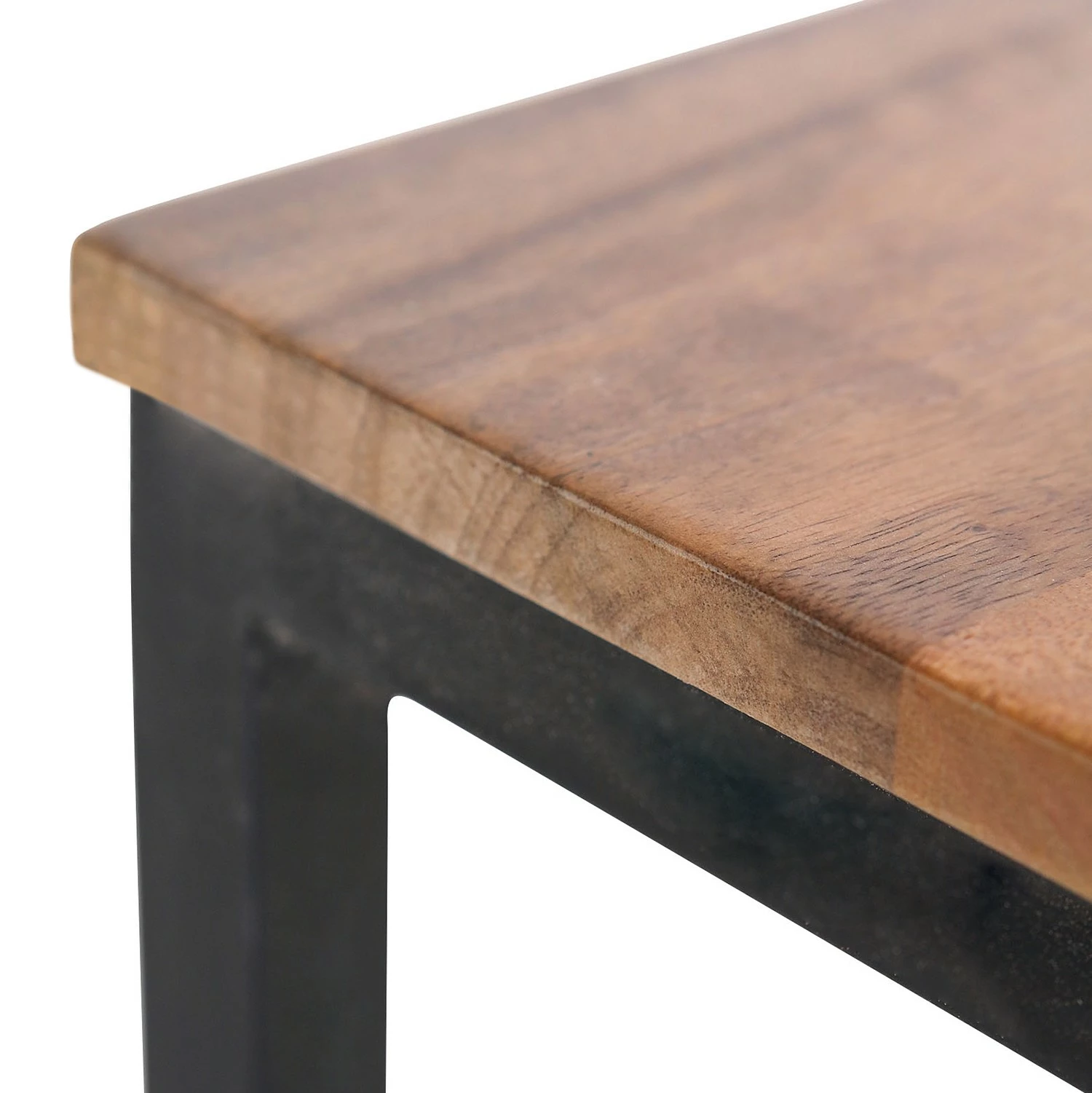 Red Living Bout de canapé Ugo II - Manguier massif / Métal - Manguier / Noir 7 Red Living Bout de canapé Ugo II - Manguier massif / Métal - Manguier / Noir – Image 5