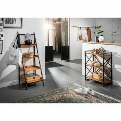 Red Living Étagère Ugo II - Manguier massif / Métal - Manguier / Noir -loftscape Boutique 1000341970 220331 021 MOOD DETAILS P000000001000341970 mood