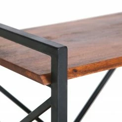 Red Living Étagère Ugo II - Manguier massif / Métal - Manguier / Noir -loftscape Boutique 1000341970 220331 030 DETAILS P000000001000341970