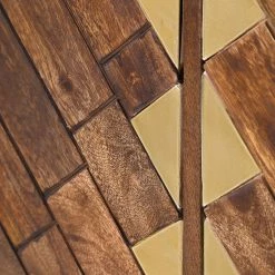 Red Living Buffet haut Nook - Manguier massif / Métal - Manguier / Doré -loftscape Boutique 1000341972 220331 050 DETAILS P000000001000341972