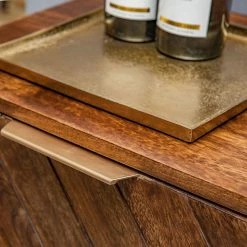 Red Living Buffet haut Nook - Manguier massif / Métal - Manguier / Doré -loftscape Boutique 1000341972 220331 064 DETAILS P000000001000341972