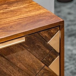 Red Living Buffet haut Nook - Manguier massif / Métal - Manguier / Doré -loftscape Boutique 1000341972 220331 065 DETAILS P000000001000341972