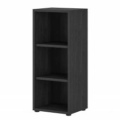 Maja Möbel Étagères de bureau Homebase - Imitation frêne noir - Hauteur : 113 cm