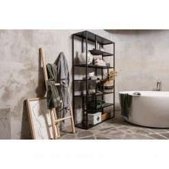 Red Living Étagère Vallvik II - Métal - Noir -loftscape Boutique 1000342076 220401 020 MOOD DETAILS P000000001000342076 mood