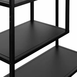 Red Living Étagère Vallvik I - Métal - Noir -loftscape Boutique 1000342077 220401 040 DETAILS P000000001000342077