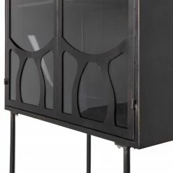 Red Living Vitrine Rustique - Métal - Noir antique -loftscape Boutique 1000342085 220401 070 DETAILS P000000001000342085