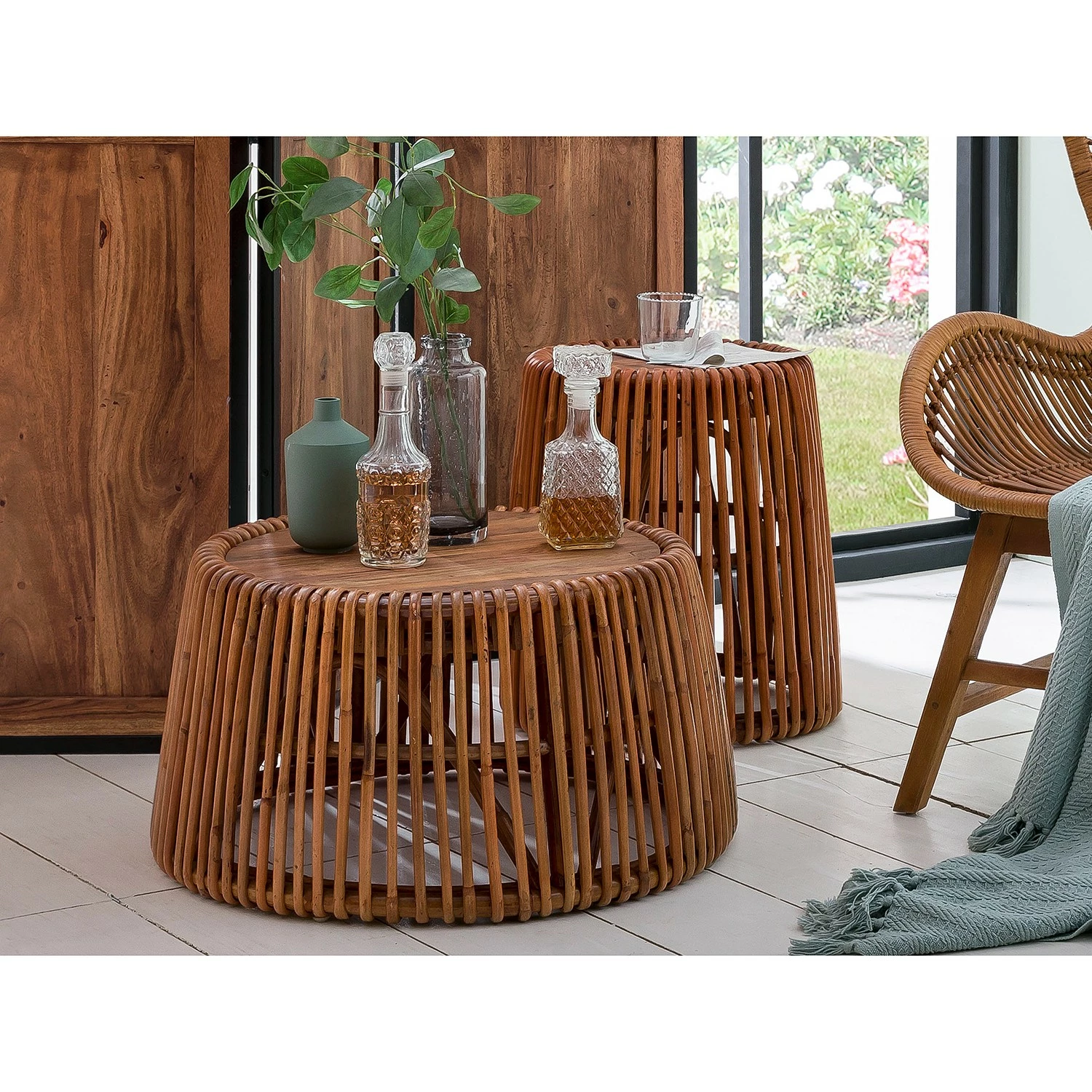 Tom Tailor Bout de canapé Perira I - Rotin / Teck massif - Rotin / Teck 5 Tom Tailor Bout de canapé Perira I - Rotin / Teck massif - Rotin / Teck – Image 3