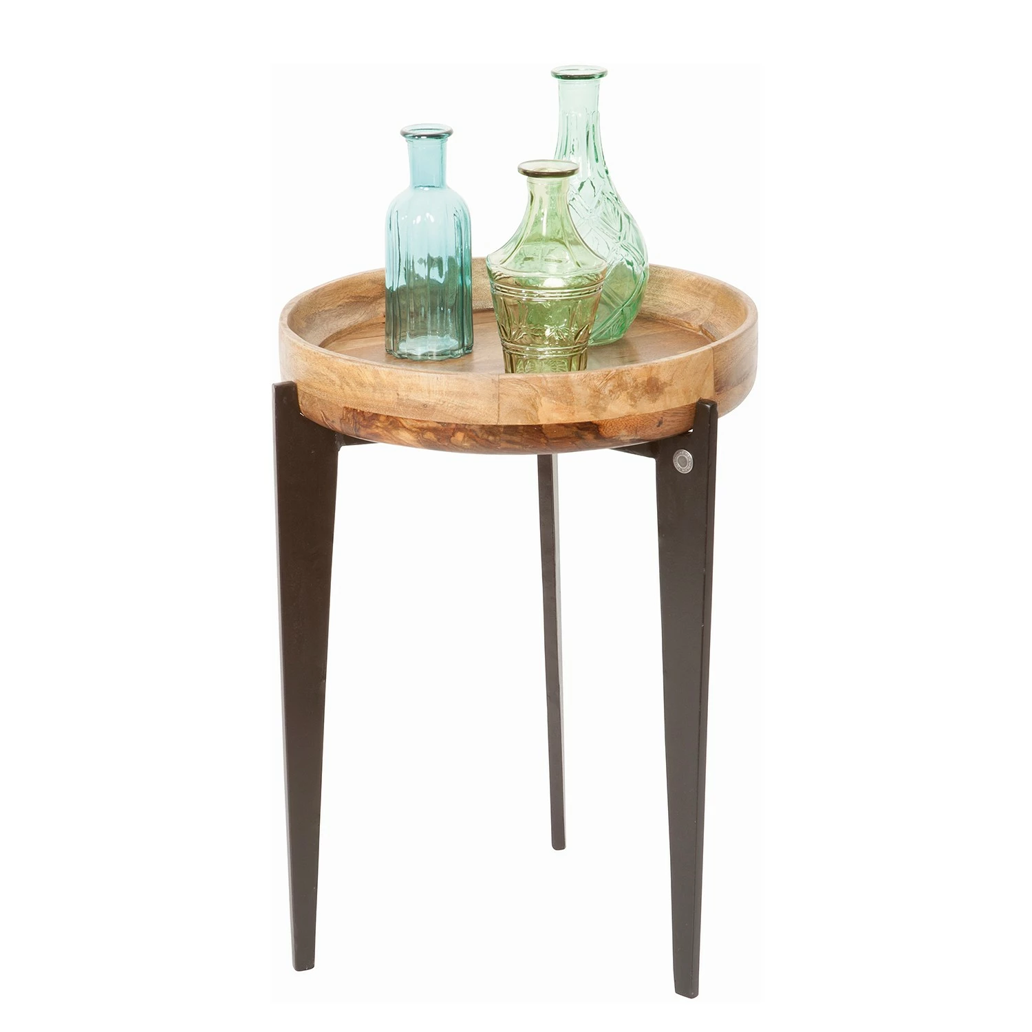 Tom Tailor Bout de canapé Richland I - Manguier massif / Aluminium - Manguier / Noir 4 Tom Tailor Bout de canapé Richland I - Manguier massif / Aluminium - Manguier / Noir – Image 2