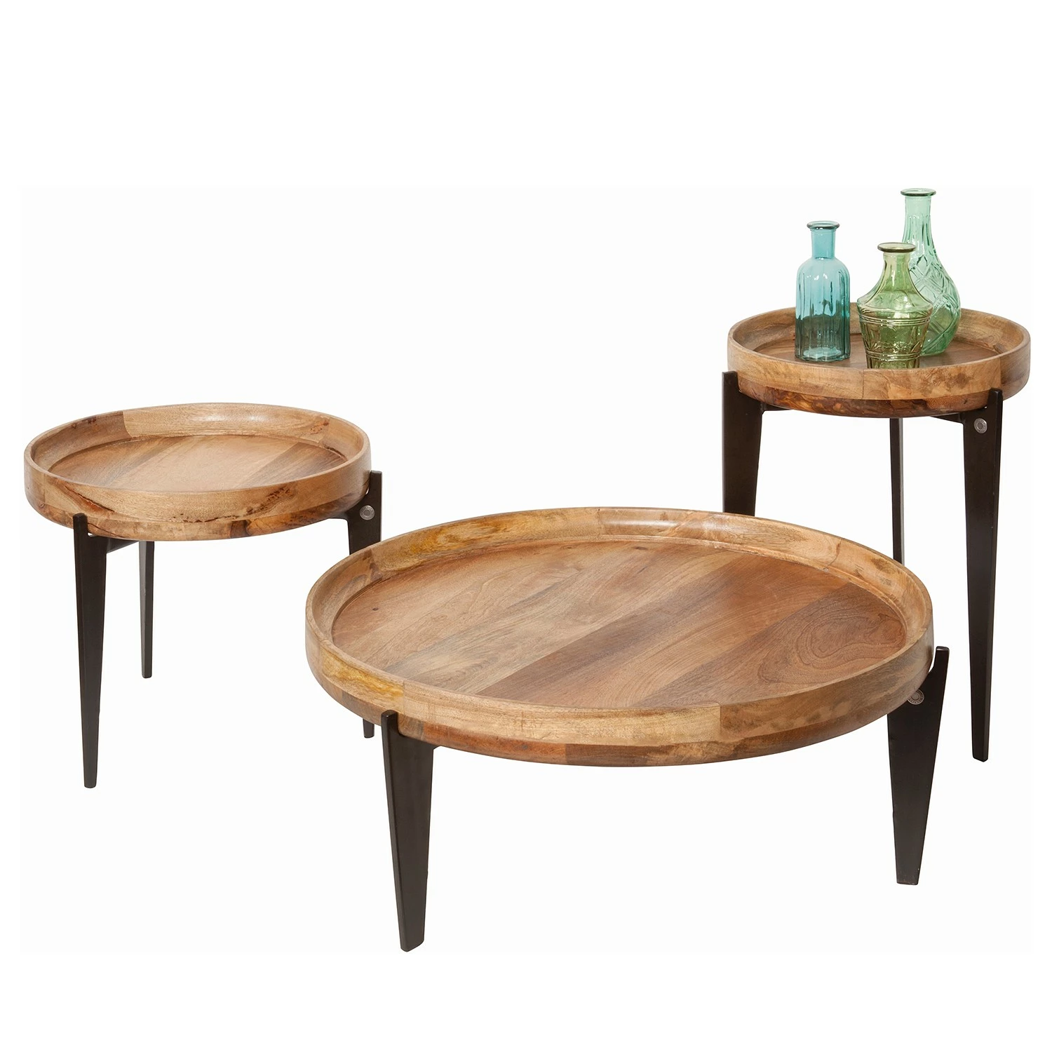 Tom Tailor Bout de canapé Richland I - Manguier massif / Aluminium - Manguier / Noir 5 Tom Tailor Bout de canapé Richland I - Manguier massif / Aluminium - Manguier / Noir – Image 3