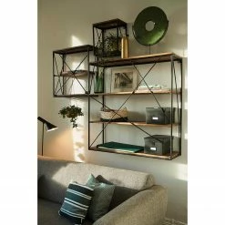 Tom Tailor Étagère murale Piketon IV - Manguier massif / Aluminium - Manguier / Noir 8 Tom Tailor Étagère murale Piketon IV - Manguier massif / Aluminium - Manguier / Noir -loftscape Boutique 1000342407 220325 020 MOOD DETAILS P000000001000342407 mood