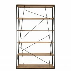 Tom Tailor Étagère Piketon II - Manguier massif / Aluminium - Manguier / Noir -loftscape Boutique 1000342413 220325 030 DETAILS P000000001000342413