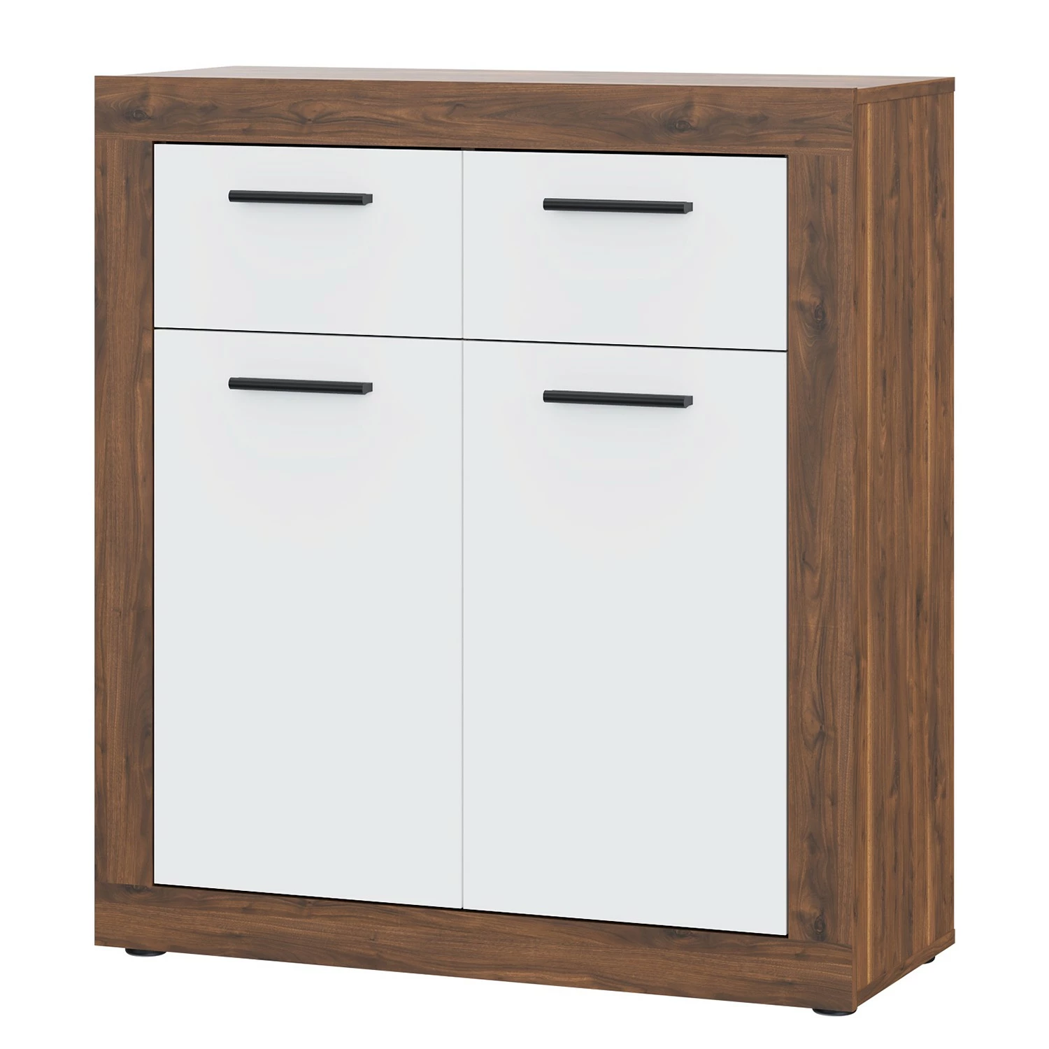 Loftscape Buffet Ballito - Blanc / Imitation noyer 3 Loftscape Buffet Ballito - Blanc / Imitation noyer