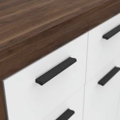 Loftscape Buffet Ballito - Blanc / Imitation noyer 17 Loftscape Buffet Ballito - Blanc / Imitation noyer -loftscape Boutique 1000342449 220404 034 DETAILS P000000001000342449