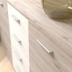 Loftscape Buffet Piemont II - Blanc / Imitation chêne sable -loftscape Boutique 1000342456 220404 031 DETAILS P000000001000342456